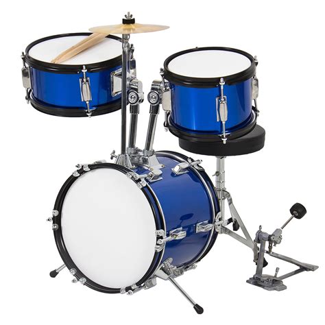 Best Choice Products 3-Piece Kids Beginner Drum Musical Instrument Set ...