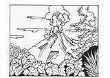 Free Printable Volcano Coloring Pages For Kids sketch template