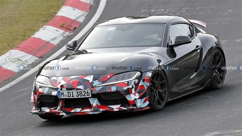 2025 Toyota Supra GRMN Makes Spy Photo Debut Riding Low