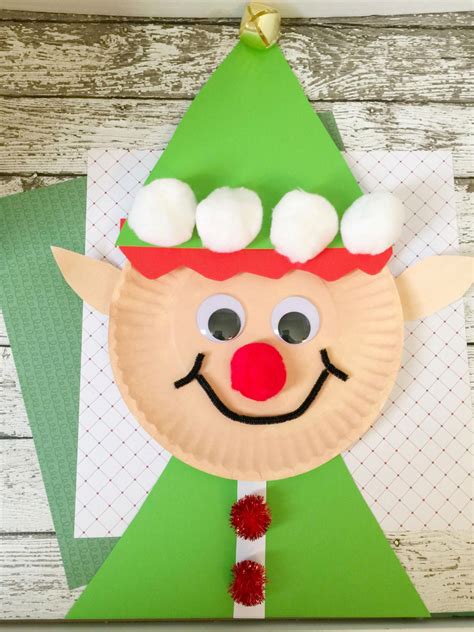 Christmas Elf Paper Plate Craft for Kids | Preschool crafts, Paper plate crafts for kids, School ...