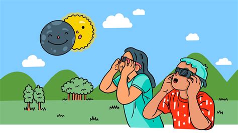 Explaining the solar eclipse to kids: An illustrated diagram