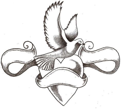 Dove Drawing Tattoo at GetDrawings | Free download