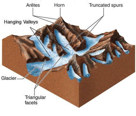 Continental Glacier Diagram