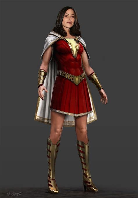 Shazam Mary Bromfield (formerly Mary Marvel) concept art | Shazam ...