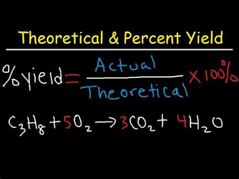 Theoretical Yield — Definition & Calculation - Expii