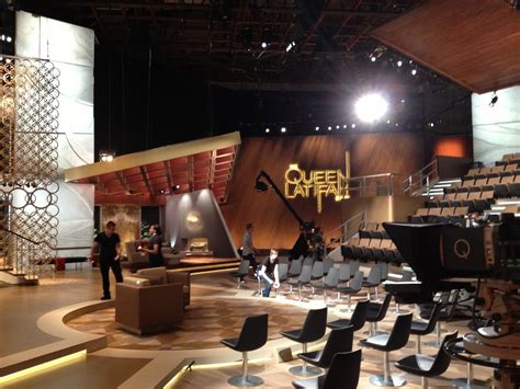 Bon jour: The set of the Queen Latifah Show