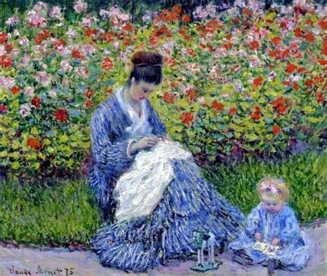 Buy Tallenge - Claude Monet - Most Famous Paintings - Camille Monet and a Child in the Artist's ...