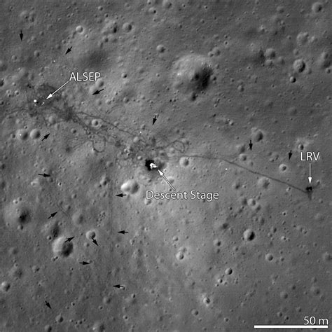 LRO Sees Apollo 15 Rover Tracks | Solar System Exploration Research ...