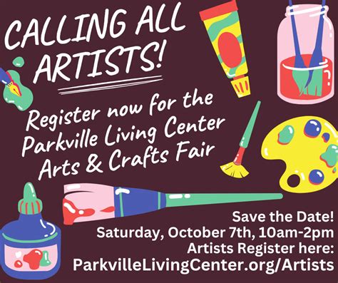 2023 PLC Arts and Crafts Fair Registration | Parkville Living Center