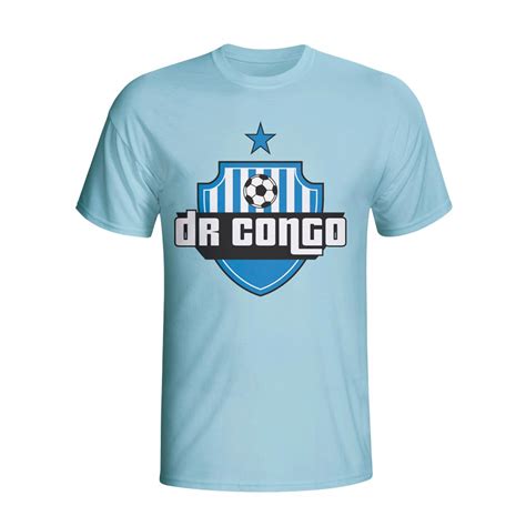 Dr Congo Country Logo T-shirt (sky Blue) [TSHIRTSKY] - $22.00 : Football Shirts, Football Kit ...