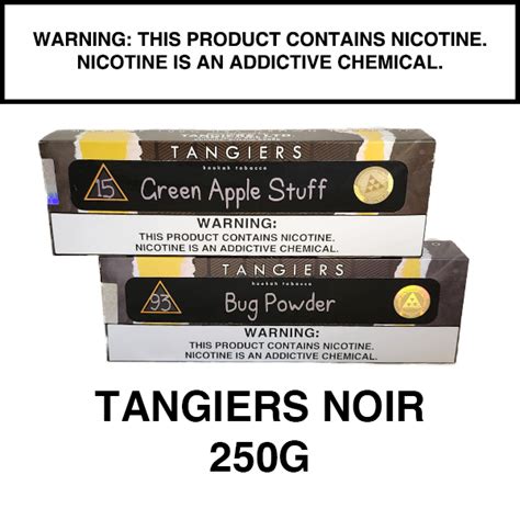 250g Tangiers Noir Shisha Tobacco Flavors | Hookah Tobacco & Shisha Tobacco