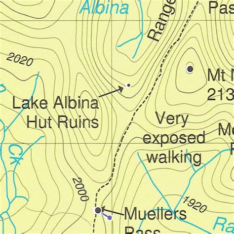 Mount Kosciuszko Summit Access Pocket Map - Hiking Maps