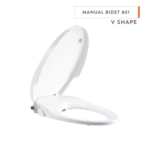 Manual Bidet Toilet Seats with Cover – V Shape – Home Central Philippines