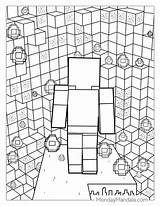 Minecraft Diamond Coloring Page sketch template