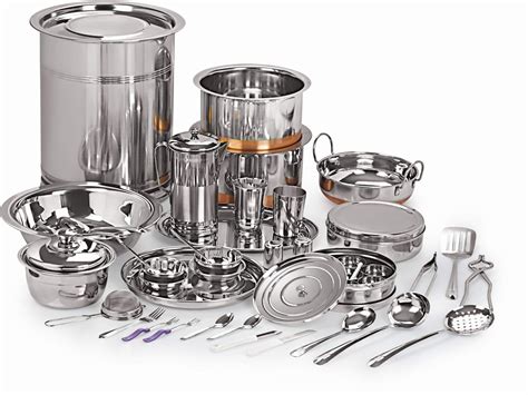 Buy Neelam Stainless Steel Premium 101 pc Wedding Dinner Set Online at Low Prices in India ...