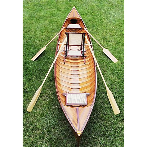 Traditional Canoe With Ribs (Natural Wood), Multi, Old Modern Handicrafts | Wooden paddle ...