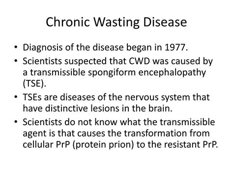 PPT - Chronic Wasting Disease PowerPoint Presentation, free download ...