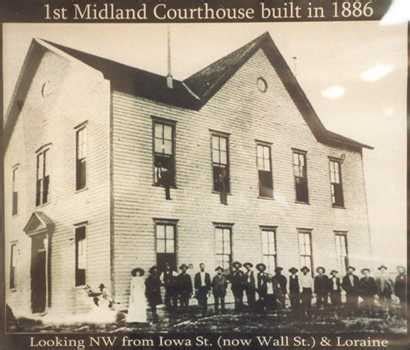 Midland County Courthouse Midland Texas.