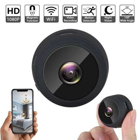 Mini Small Camera 1080P HD Camera Portable Wireless Cam Built in ...