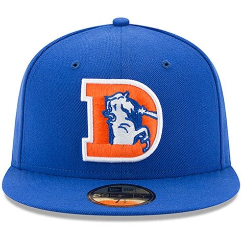 Men's New Era Royal Denver Broncos Classic Logo Omaha 59FIFTY Fitted ...