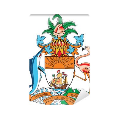 Wall Mural Coat of arms of Bahamas - PIXERS.US