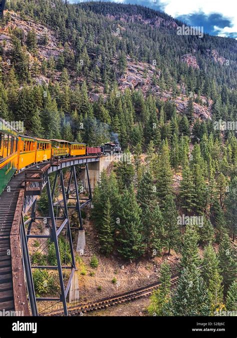 Steam Engine Train in Georgetown, Colorado Stock Photo - Alamy