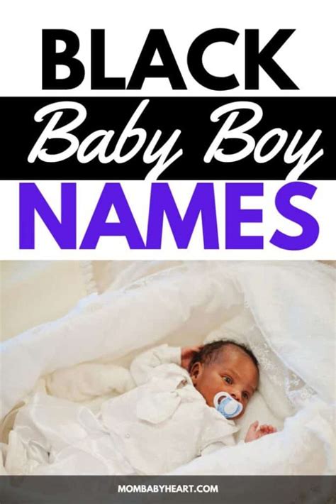 90+ Black Baby Boy Names - Mom Baby Heart