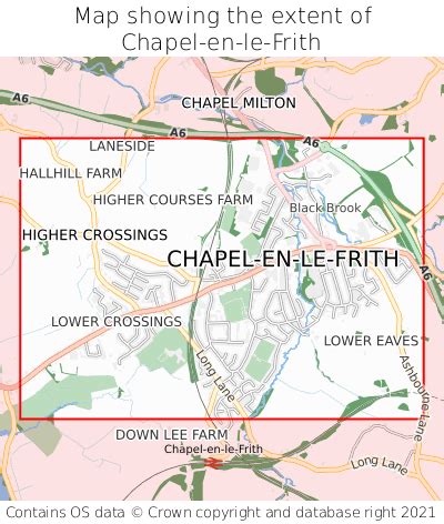 Where is Chapel-en-le-Frith? Chapel-en-le-Frith on a map