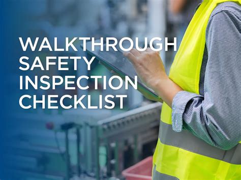 Walkthrough Safety Inspection Checklist | EMC