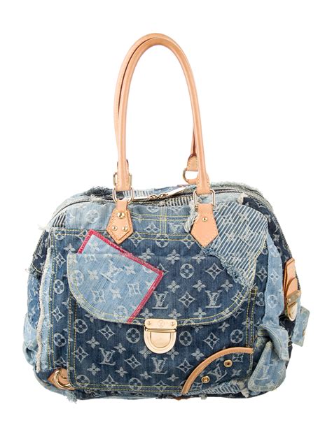 Louis Vuitton Monogram Denim Patchwork Bowly Bag - Handbags - LOU118506 | The RealReal