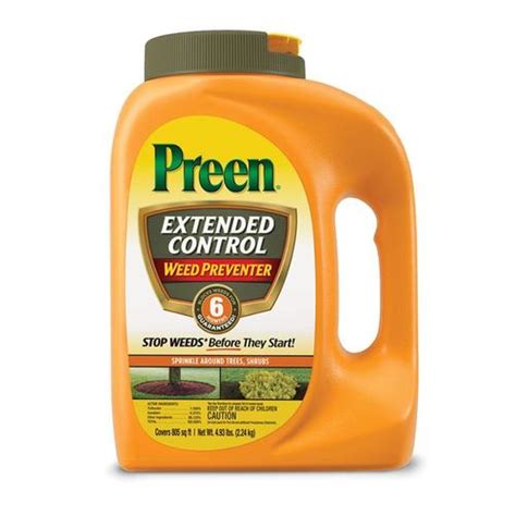 Preen Preen Extended Control Weed Preventer 4.93-lb Pre-Emergent Herbicide in the Weed ...