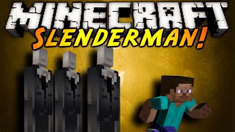 Minecraft Mod Showcase : SLENDERMAN! - YouTube