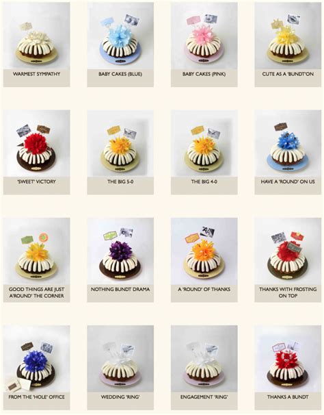 Nothing Bundt Cakes Visalia Menu - Get More Anythink's