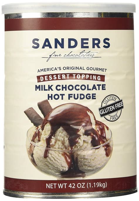 Sanders Milk Chocolate Hot Fudge Dessert Topping, 42 Ounce Containers Food, Beverages Tobacco ...