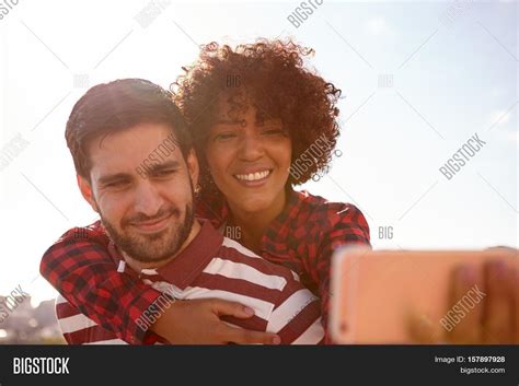 Selfie Taking Smiling Image & Photo (Free Trial) | Bigstock