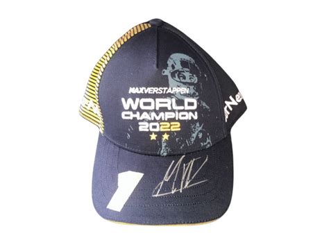 Max Verstappen Signed Official Cap - CharityStars