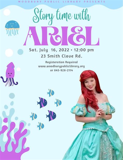 Story time with Ariel – 7/16/2022 | Woodbury Public Library