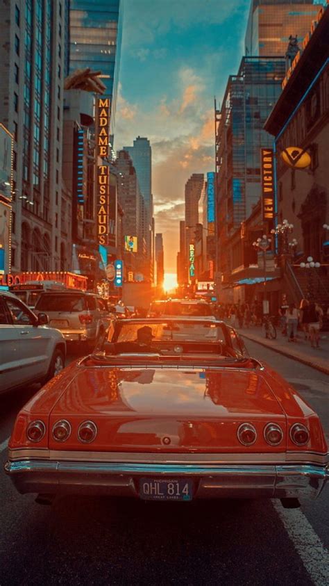 1920x1080px, 1080P free download | City sunset, car, city, day, morning ...