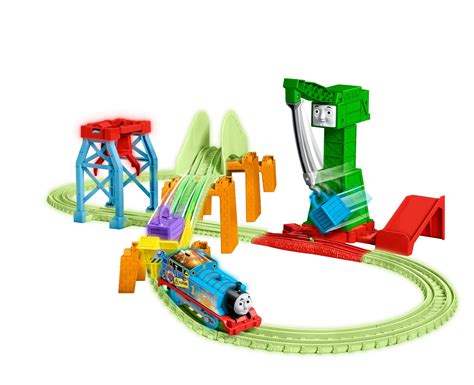 Buy Thomas & Friends TrackMaster Hyper Glow Night Delivery track set with Hyper Glow Thomas ...