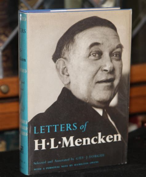 Letters of H. L. Mencken by Mencken, H. L.: Near Fine Hardcover (1961 ...