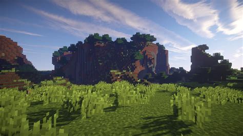 Thought I would try Shaders... And I got a new background : r/Minecraft