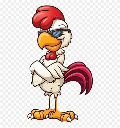 Cool Cartoon Chicken Clipart (#1006613) - PinClipart