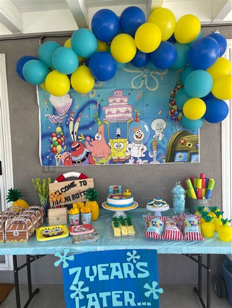 SpongeBob birthday party diy | Spongebob birthday, Spongebob birthday ...