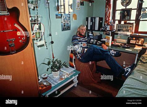 Swedish Prison inmate in cell, Sweden open prison, 1979 Stock Photo - Alamy