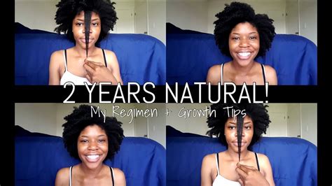 2 YEARS NATURAL! | Hair Growth Tips + Length Check - YouTube