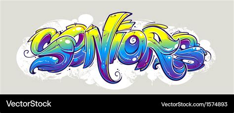 Graffiti lettering wild style Royalty Free Vector Image