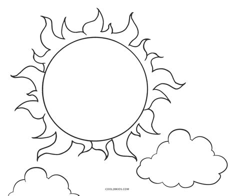 Dibujos de Sol para colorear - Páginas para imprimir gratis