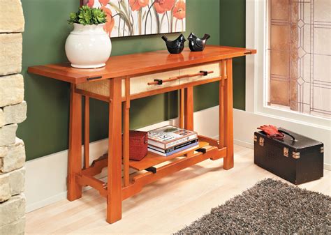 Greene & Greene-Style Hall Table | Woodworking Project | Woodsmith Plans