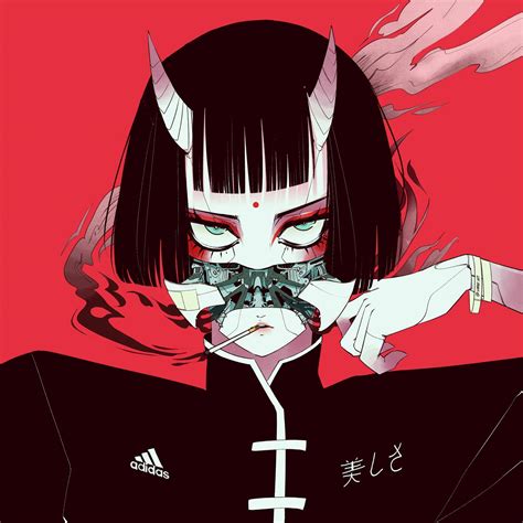 Vinne Creates Eye Catching Japanese Cyberpunk Art — Visual Atelier 8