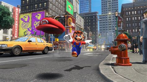 New in-game Super Mario Odyssey footage showing Mario's moves